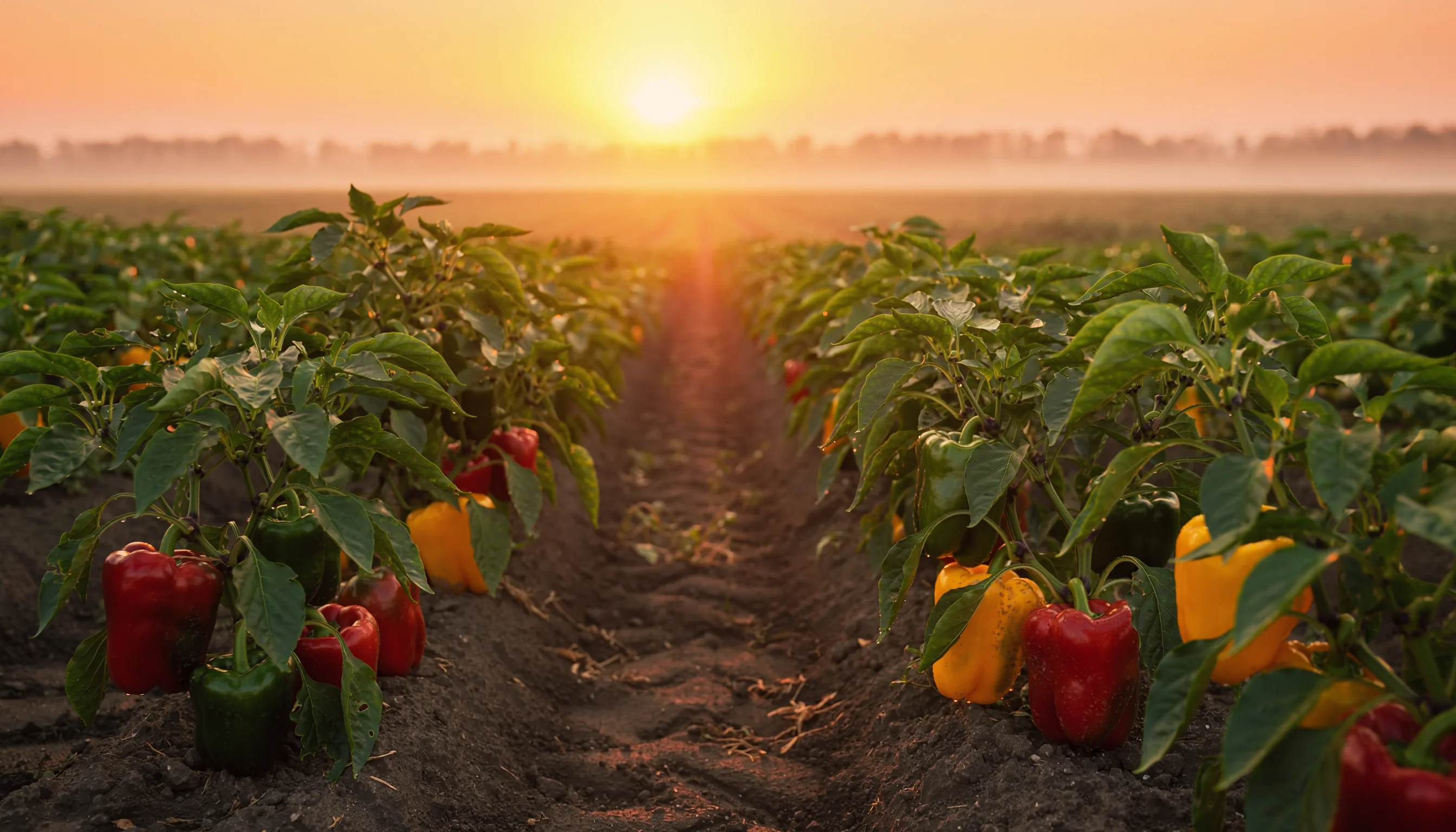 Green farmland landscape
